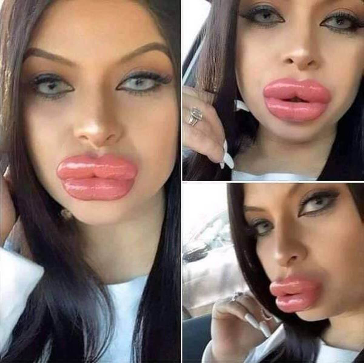 Когда ОЧЕНЬ хочется стать красивой // Случайное фото из интернета