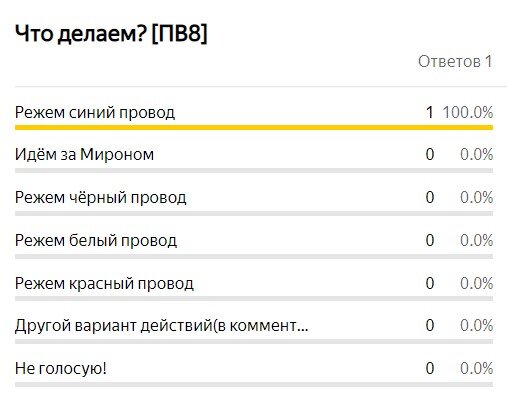 Итоги голосования.