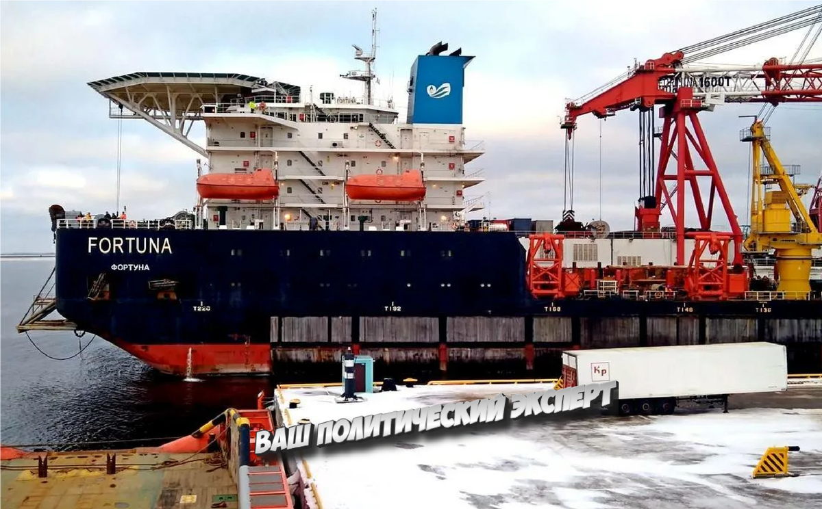 Судно, осуществляющее прокладку газопровода