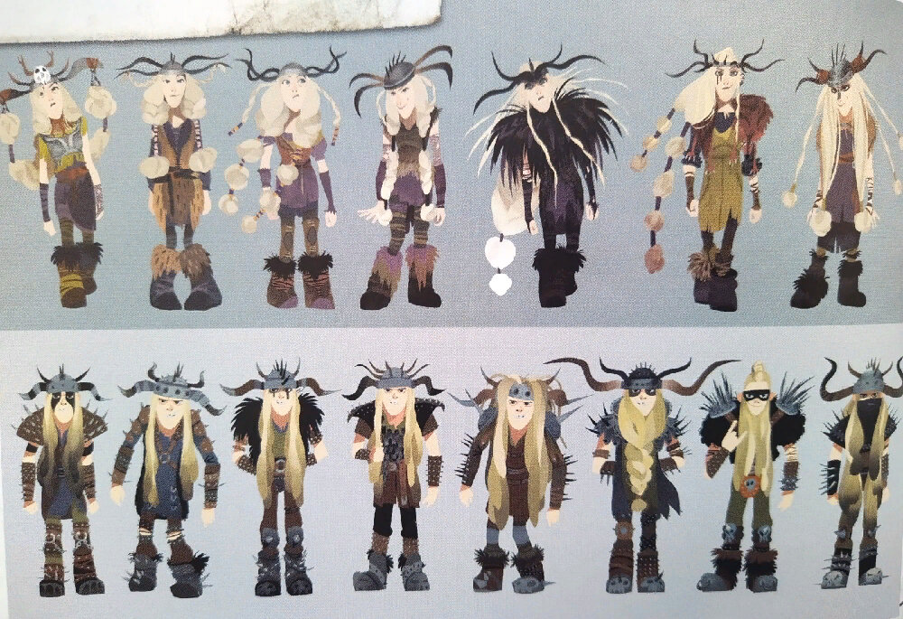 Как и для актеров фильма, для каждого персонажа готовилось большое количество вариантов костюма, которые бы отображали характер, предпочтения персонажа и делали его запоминающимся. Фото автора.