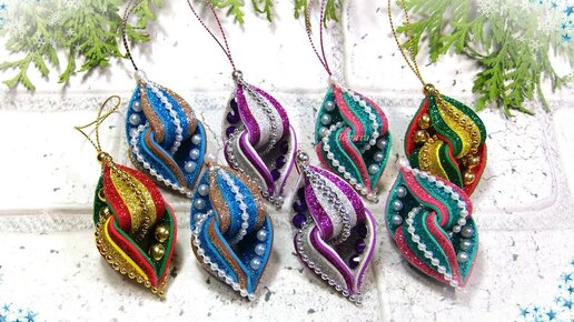 🎄 Ёлочные игрушки своими руками🎄christmas ornaments 🎄 cómo hacer juguetes para árboles de navidad