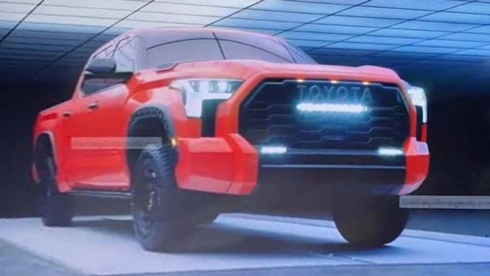 Неофициальное изображение нового пикапа Toyota Tundra