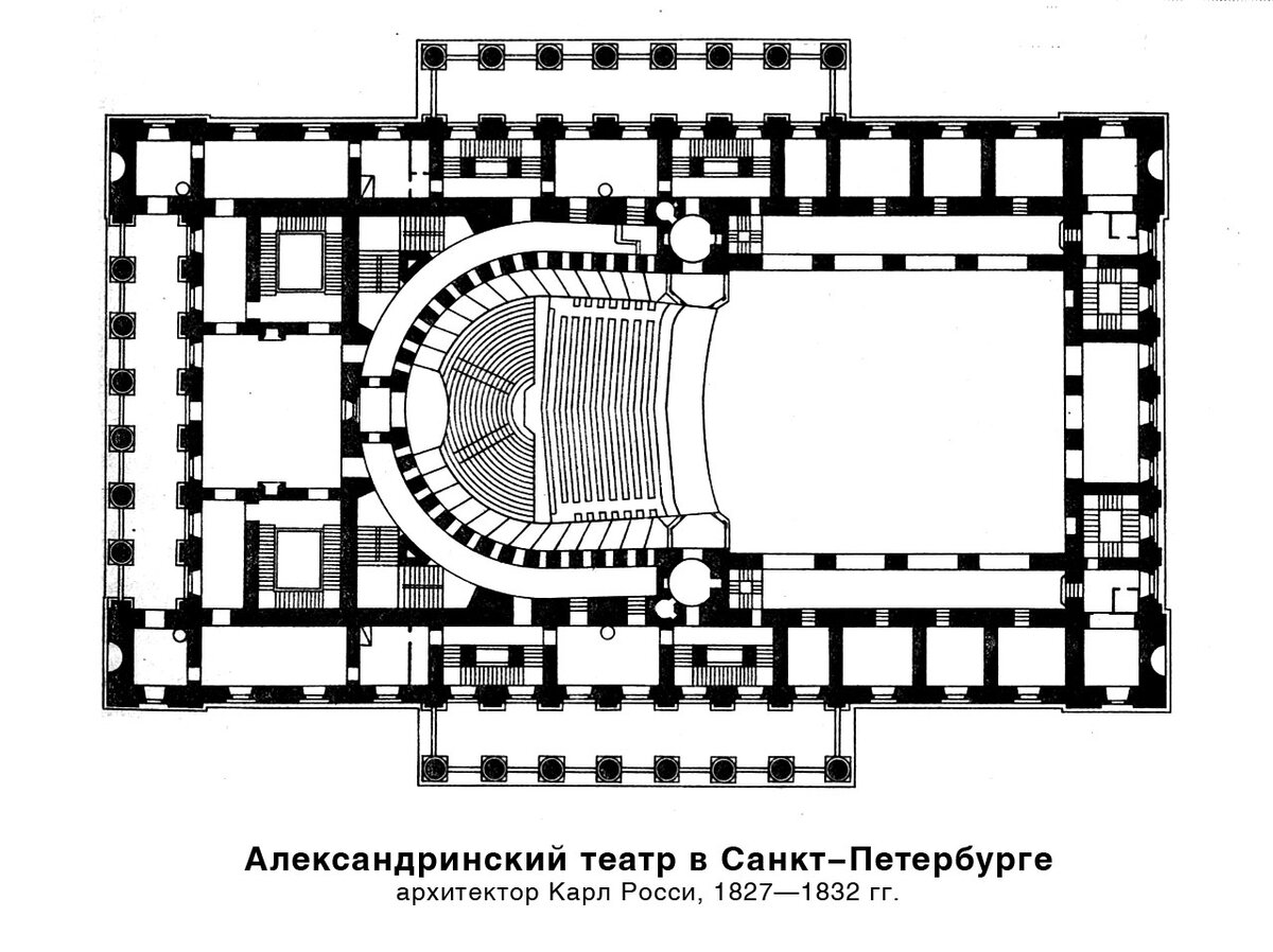 Большой театр чертежи здания