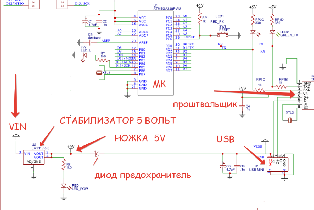 Ардуино.Способы питания. | Реальная Сталь | Дзен