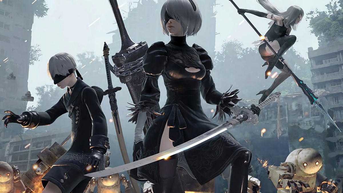 NIER Automata 2b и a2. Создатель NIER Automata. NIER Automata Day one Edition. NIER:Automata Concert.