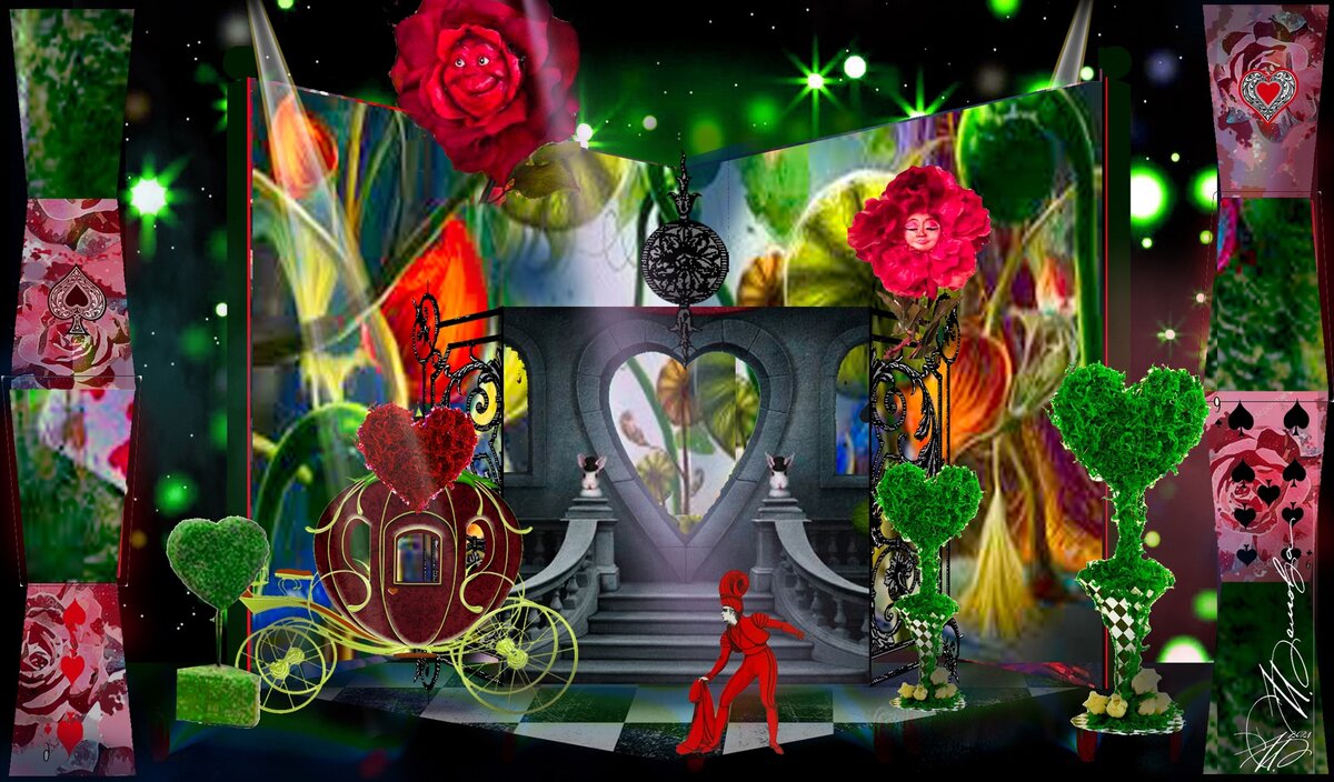 Эскизы декораций