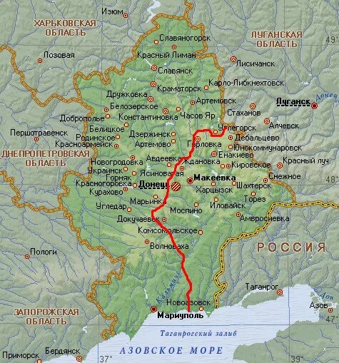 ДНР на 23 февраля 2022 года