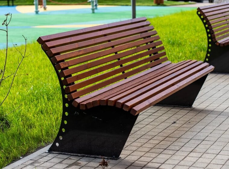 эко скамейка для парка