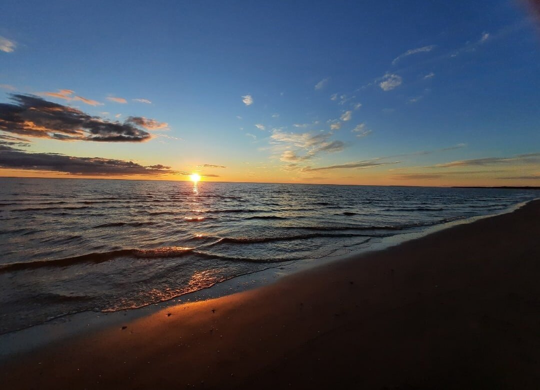 Закат на Белом море