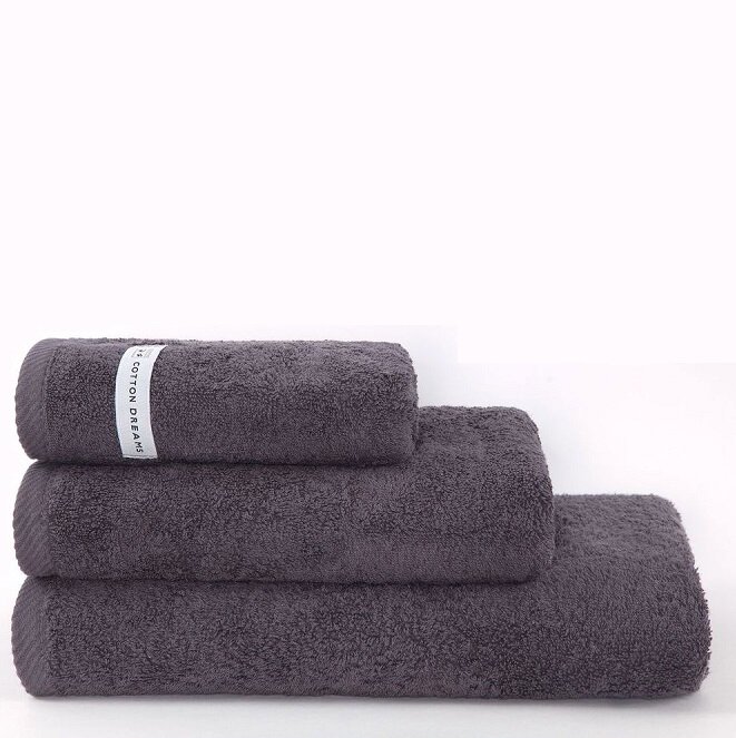 Полотенце махровое "Cotton Dreams" темно-серый