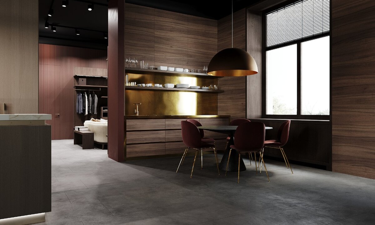 Визуализация. Проект шоурума.