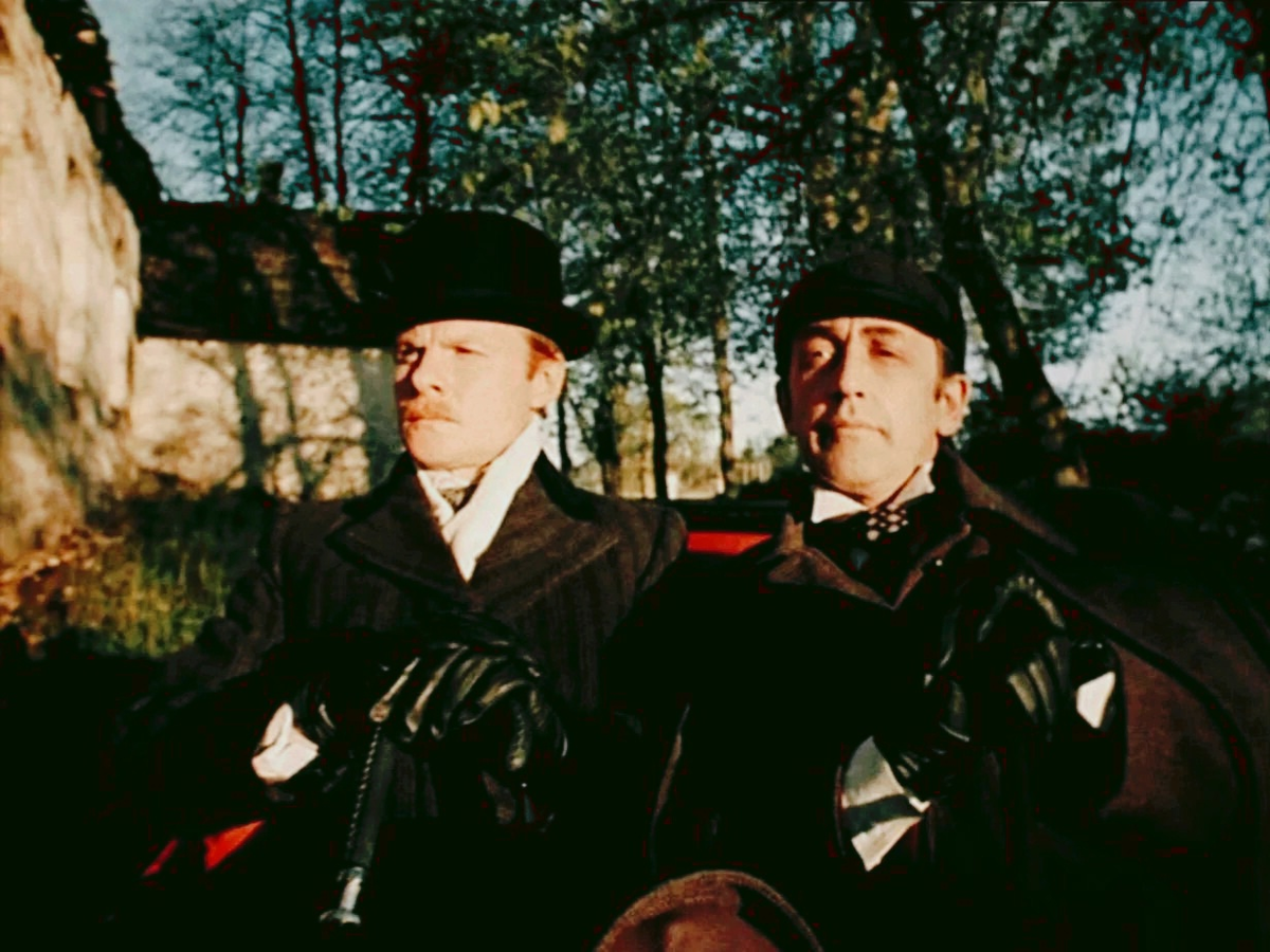 Кадр из фильма Шерлок Холмс и доктор Вансон 1979