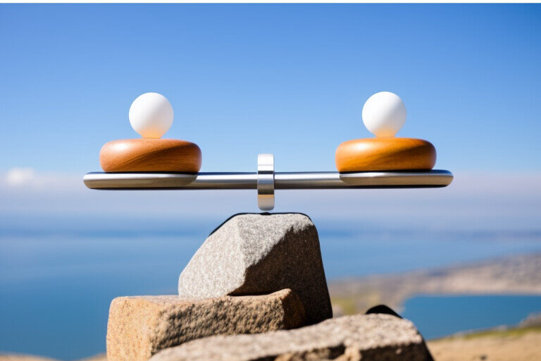 ось равновесия нарисовала нейросеть