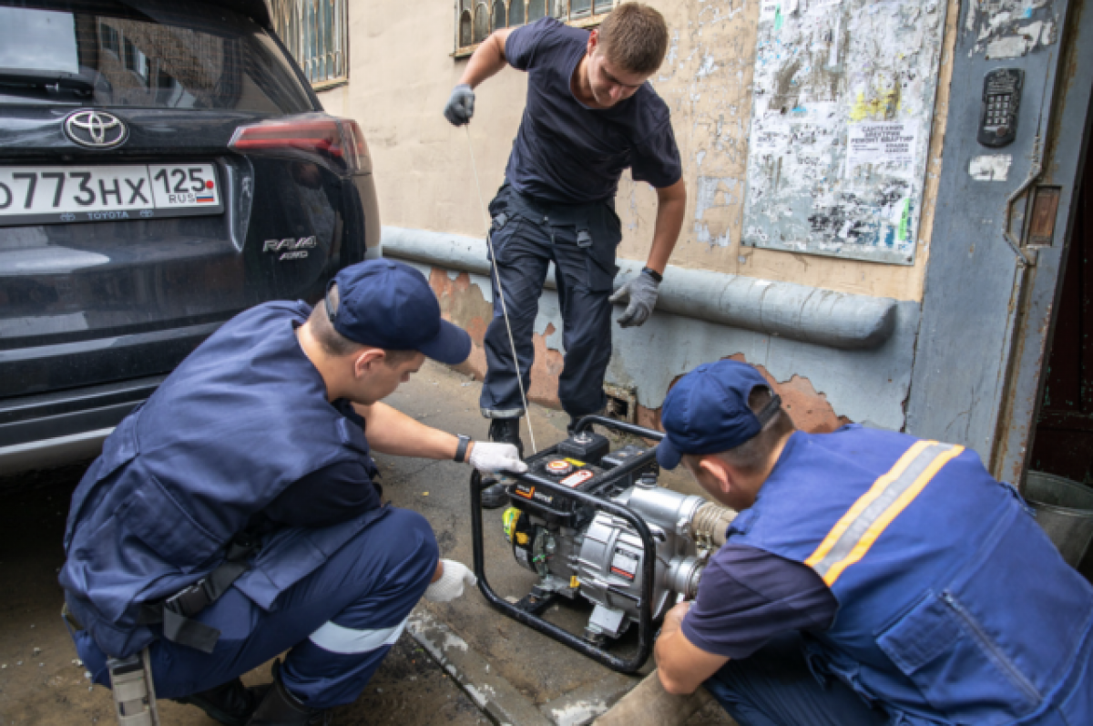    Во Владивостоке продолжается просушка жилых домов