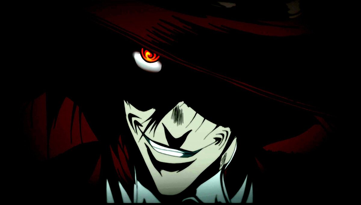 Алукард - главный герой аниме и манги Hellsing