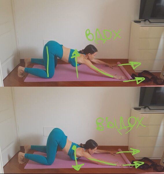 Три позы, которые снимут напряжение с верха спины и плеч.