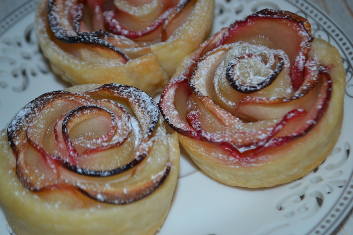 «Розочки» с малиной