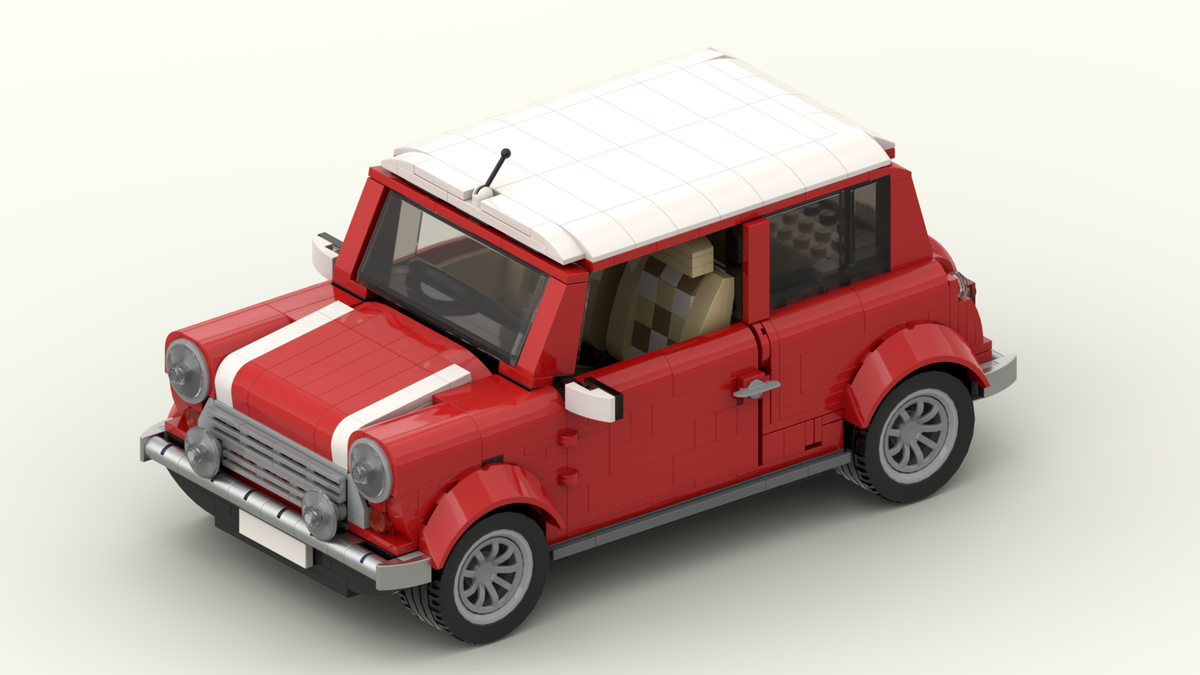 Ярко красный вариант Lego Mini Cooper. | Pro Лего | Дзен