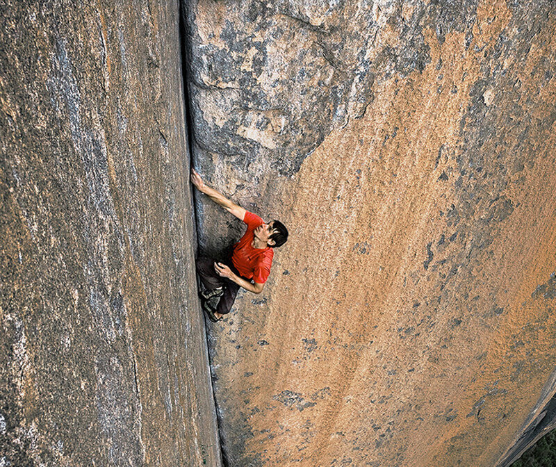 Скала el Capitan скалолаз