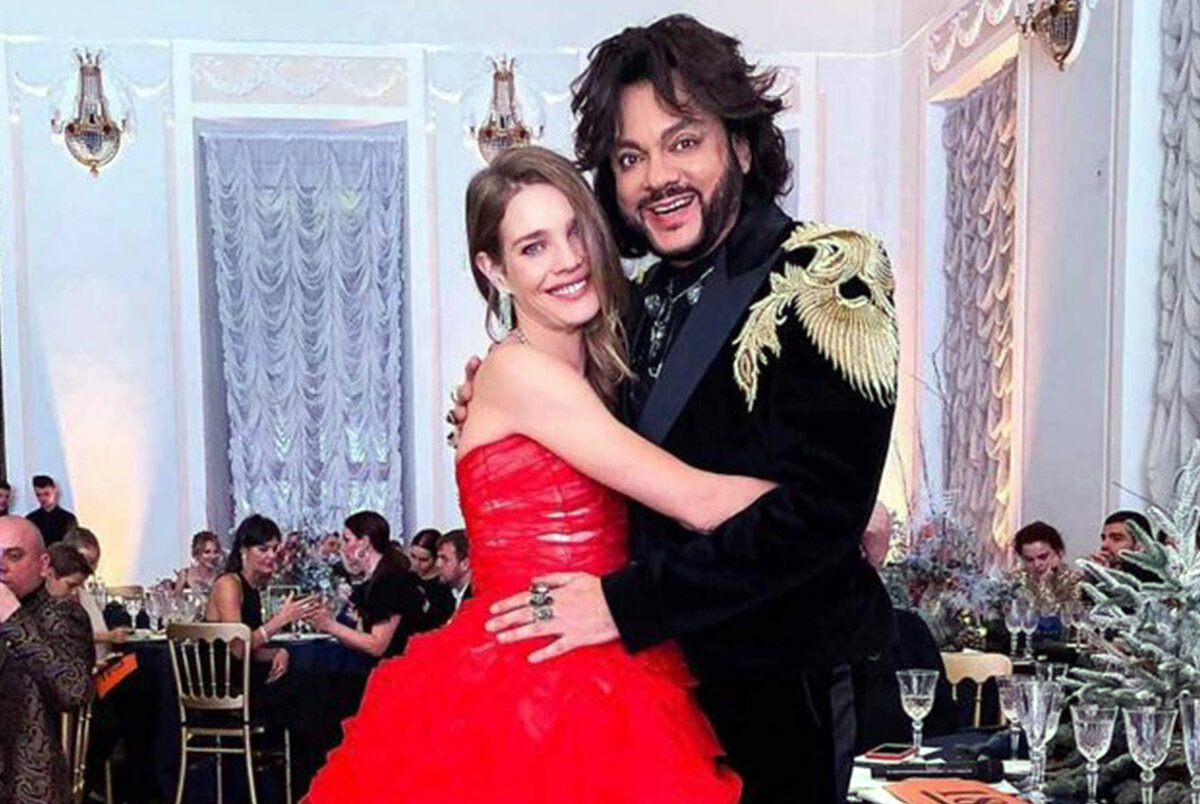 Наталья Водянова и Филипп Киркоров на вечере Dior