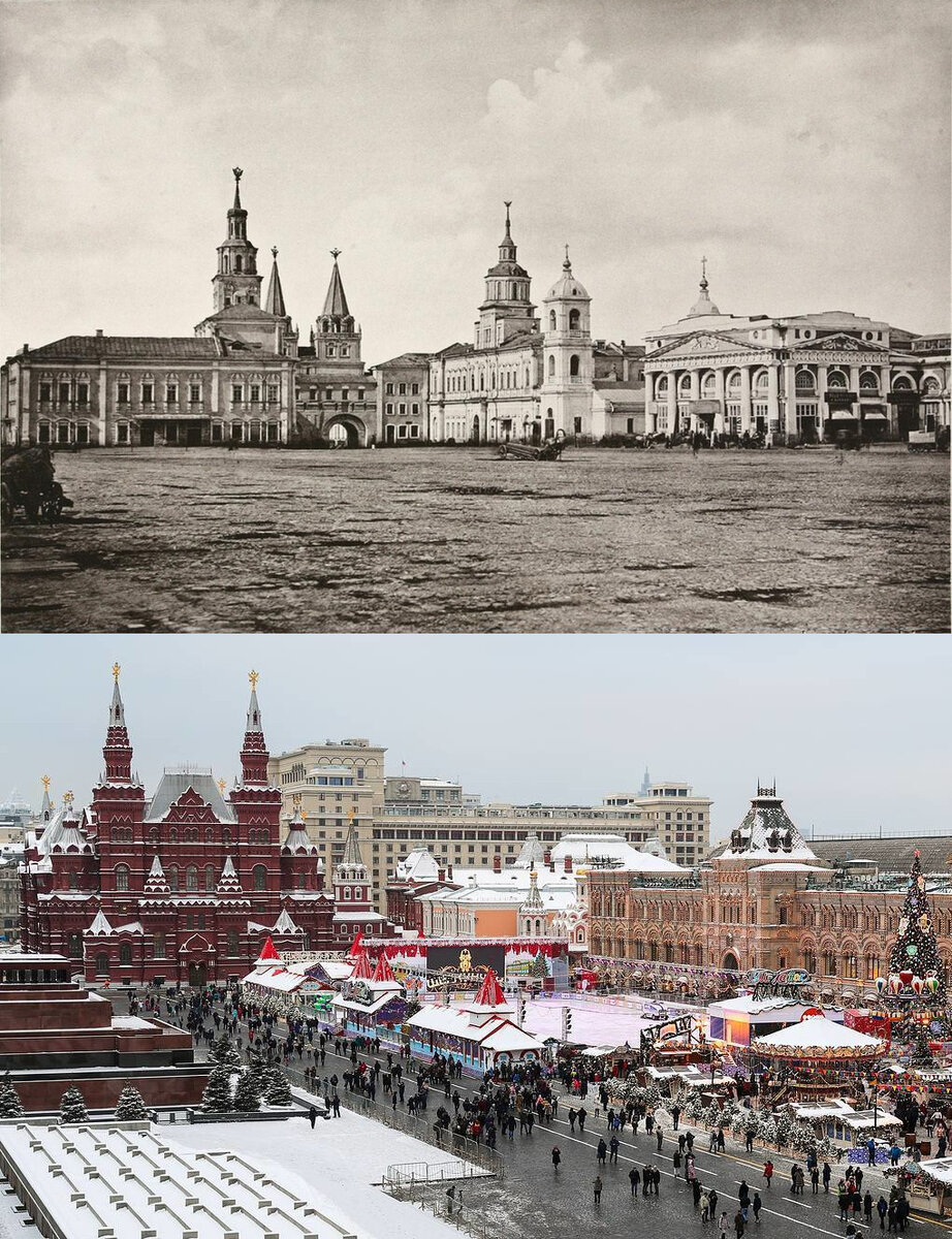 Красная площадь в середине 70-хх годов 19-го века