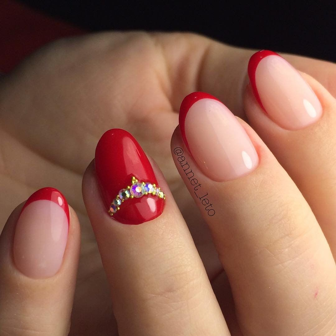 красный френч на короткие ногти. красный френч. маникюр с красным френчем на короткие ногти. красный френч на квадратных ногтях. маникюр с красным френчем на короткие ногти.