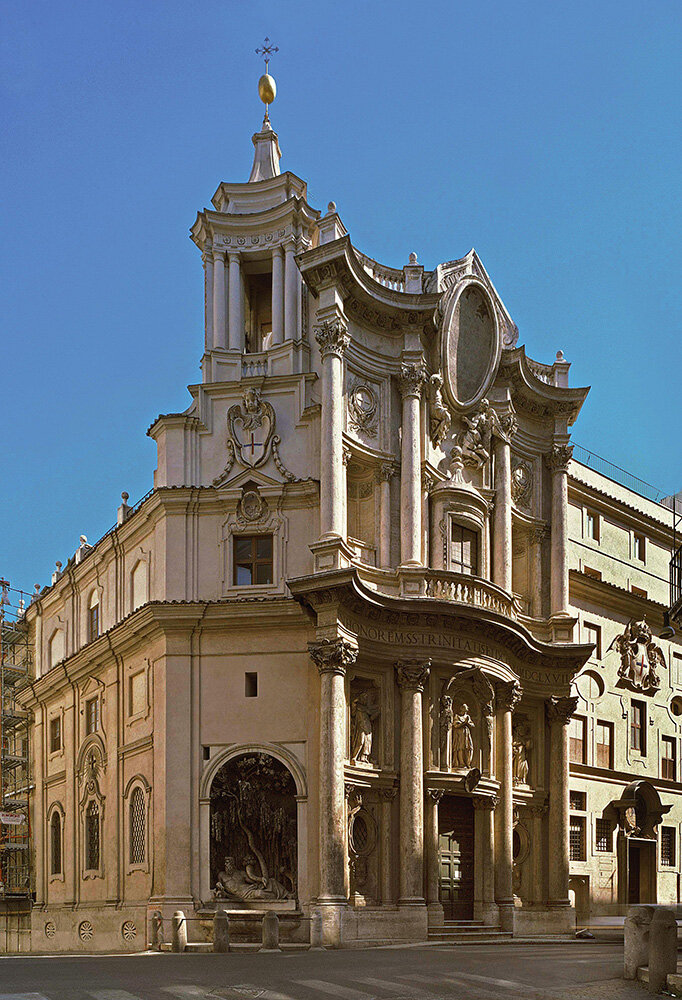 "Церковь Сан Карло у четырёх фонтанов", Франческо Борромини