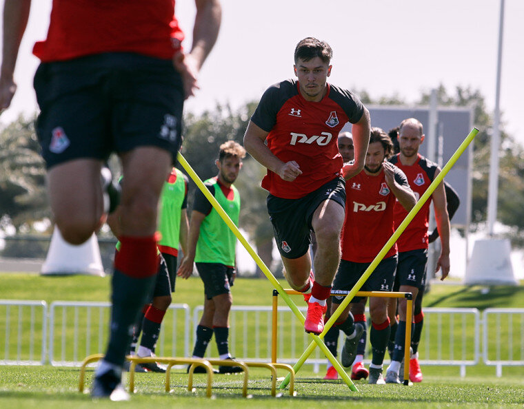 Тренировка "Локомотива" в Катаре