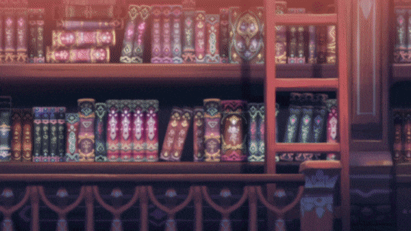 ГИФ'ка из аниме: цветочная магия.