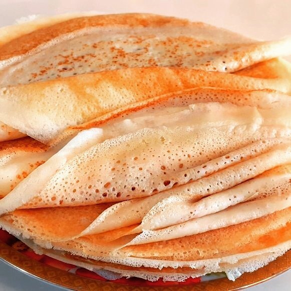 Блины дырявые на молоке