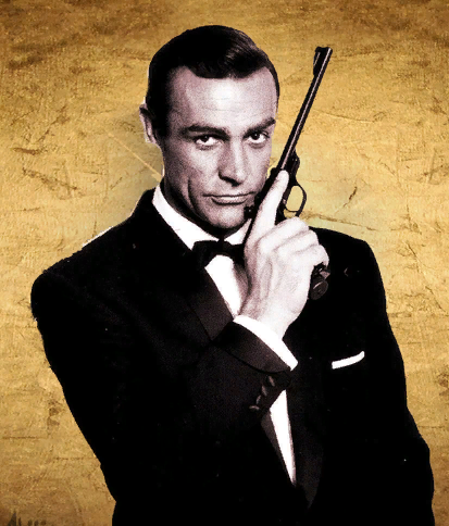 Шон Коннери в роли "Агент 007".