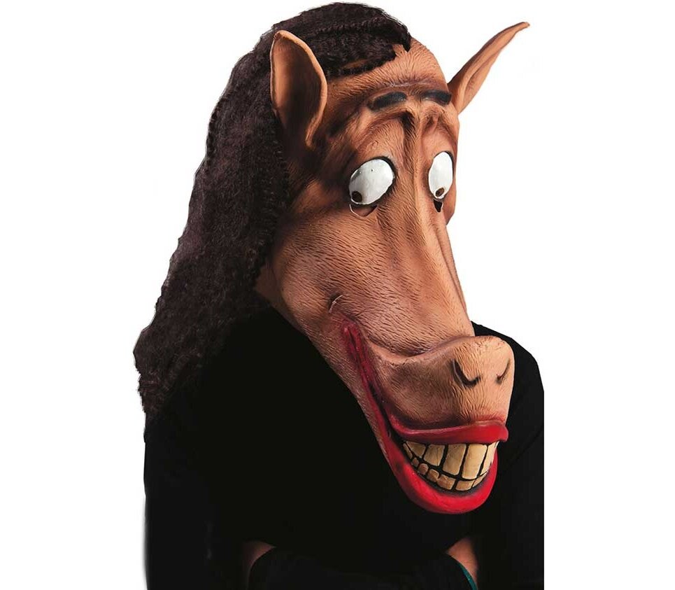 человек с головой лошади.