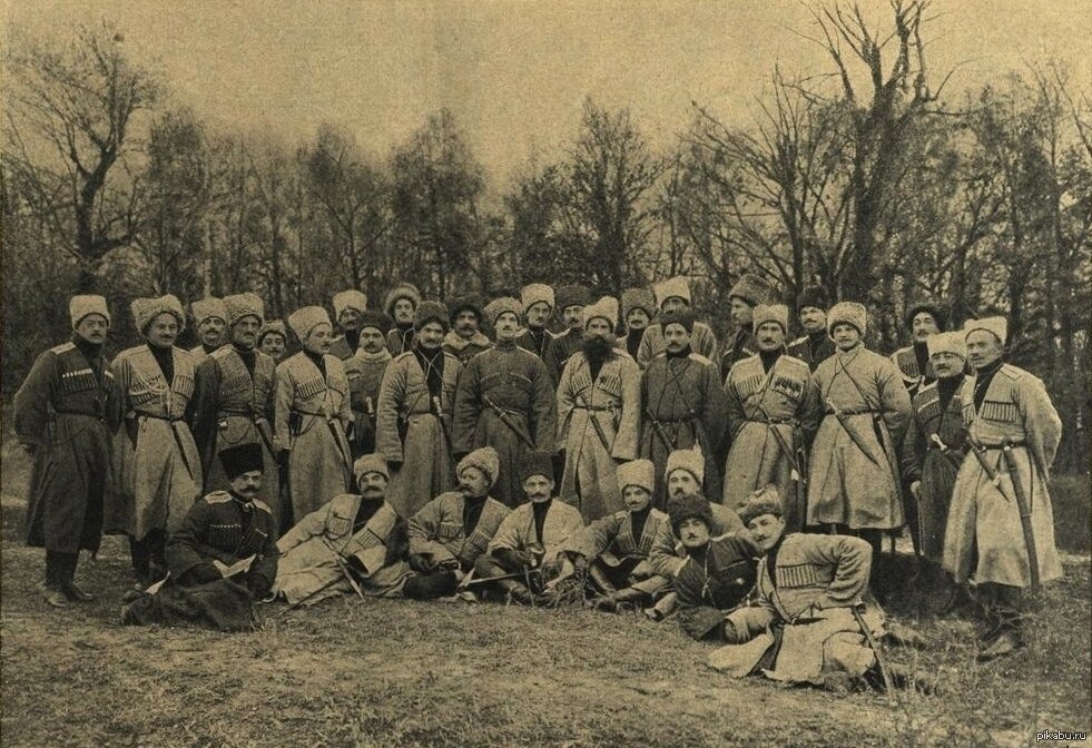 офицеры Кавказской Туземной дивизии.