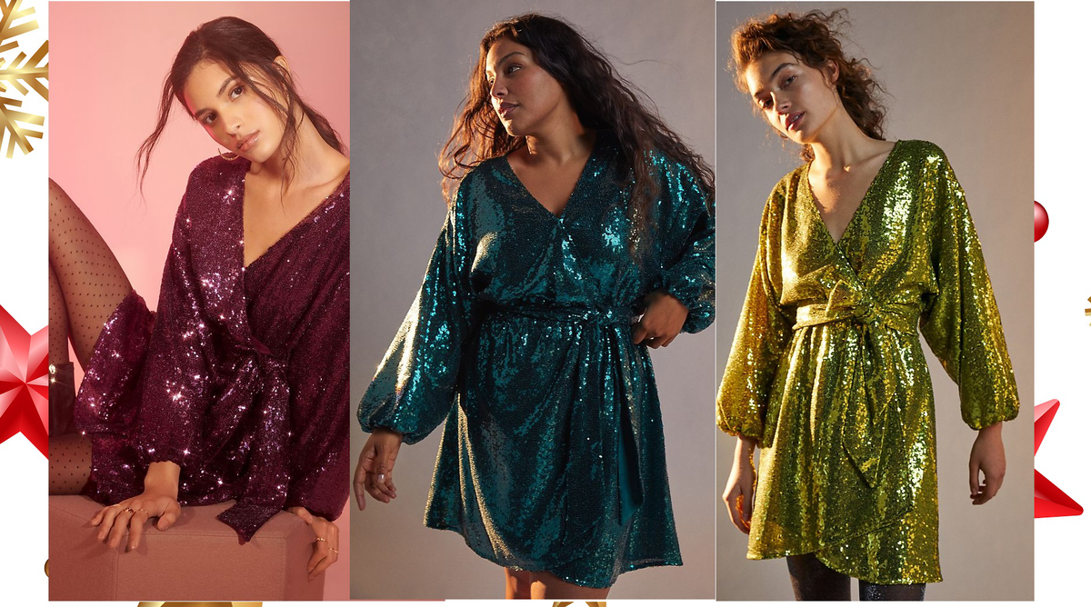 Платье с запахом хорошо сидит на любой фигуре. Зимой — лучше в комплекте с плотными колготами темного цвета.