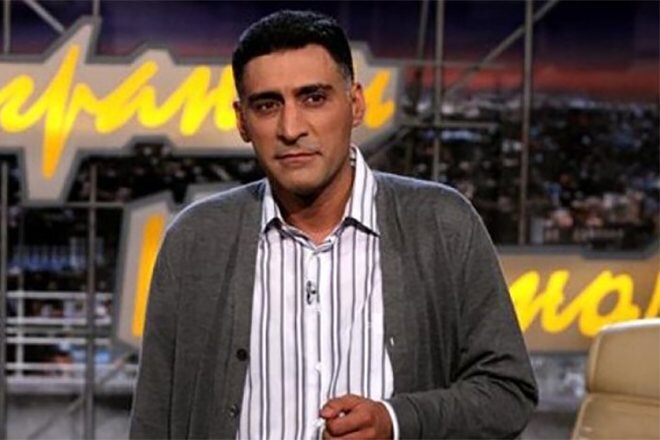                     Кадр из ток-шоу "Вечер с Тиграном Кеосаяном" на телеканале Рен-тв