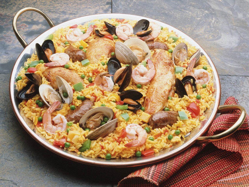 Паэлья с морепродуктами (paella de marisco) пошаговый фоторецепт