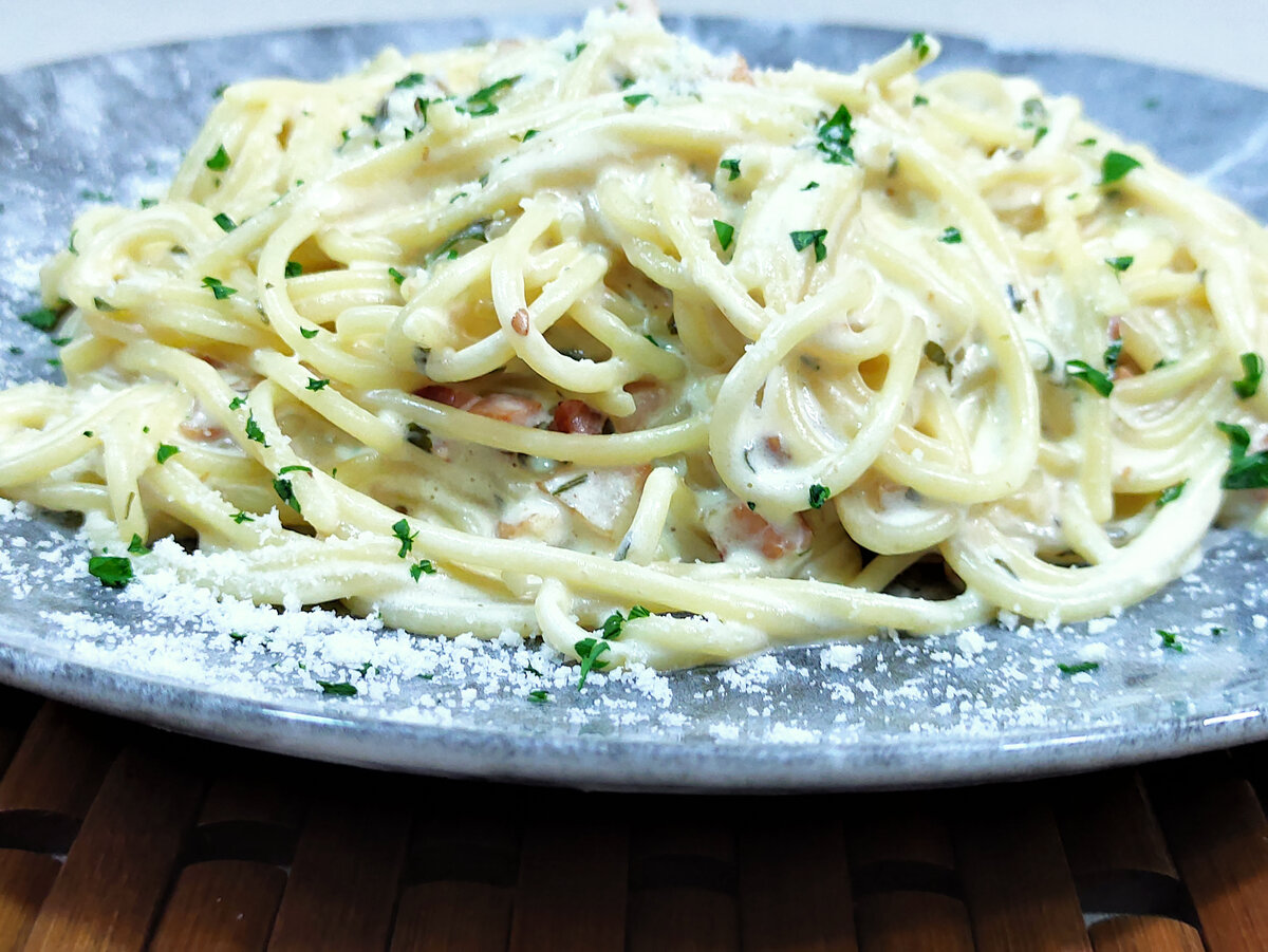 ПАСТА КАРБОНАРА(итальянская кухня).Спагетти КАРБОНАРА. | БЛЮДА И РЕЦЕПТЫ! |  Дзен