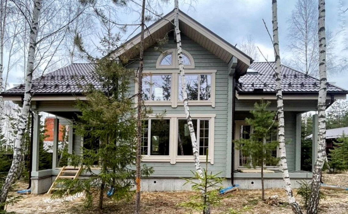 Дом в стиле финской классики 219 м²: проект и фото построенного дома ...