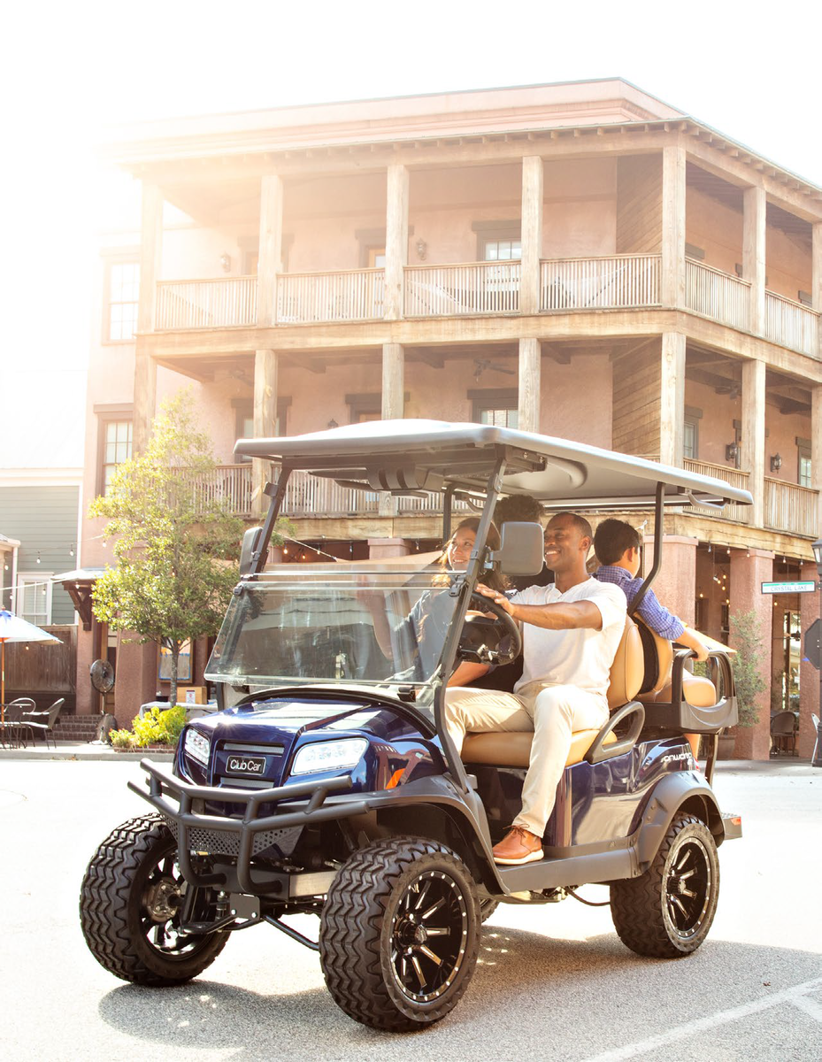 Электромобиль для загородных отелей, гольф-клубов и частных посёлков.