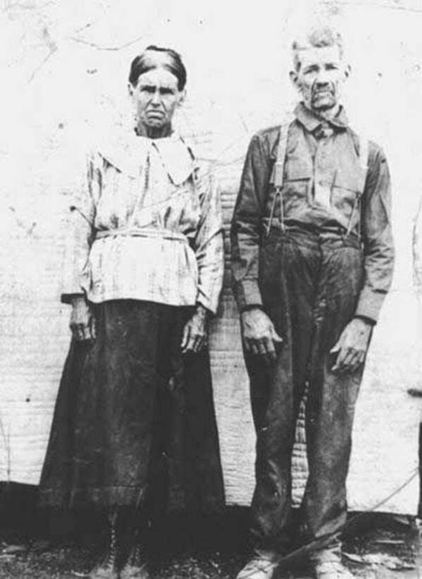 Фотография Лоренцо 'Блю Энз' Доу Фугейта и Элеоноры Фугейт. 
