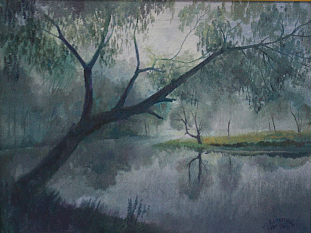 Кузнецова Юлия. "Соловьиная ночь", холст, масло, 2010 год.