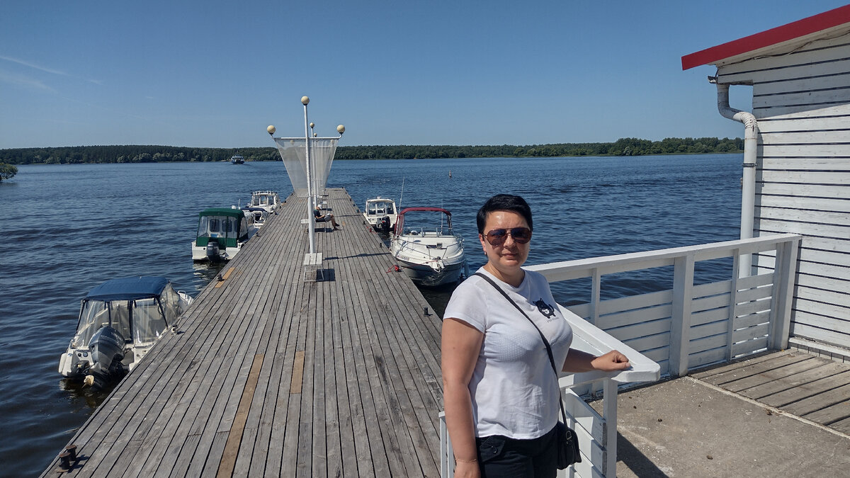 На пристани "Зелёный бор" в городе Конаково. Фото автора