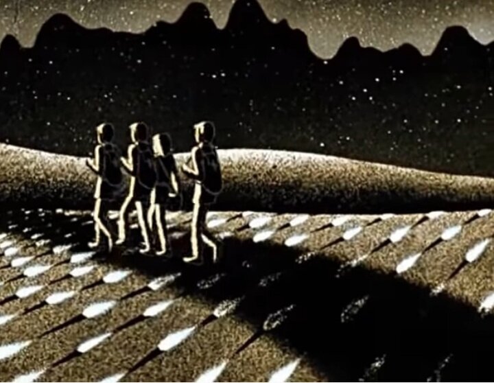 Кадр мультфильма "Перевал"