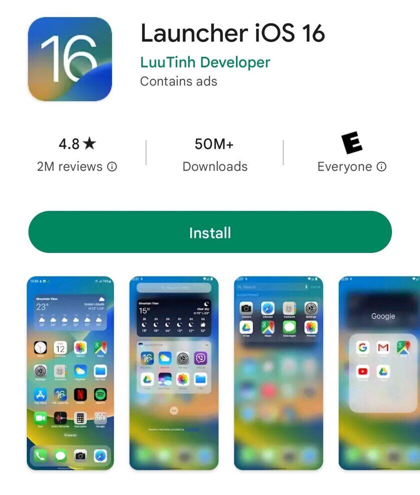 Пользователи Android помешались на Launcher iOS 16. Что это | Hi-Tech Mail.ru  | Дзен