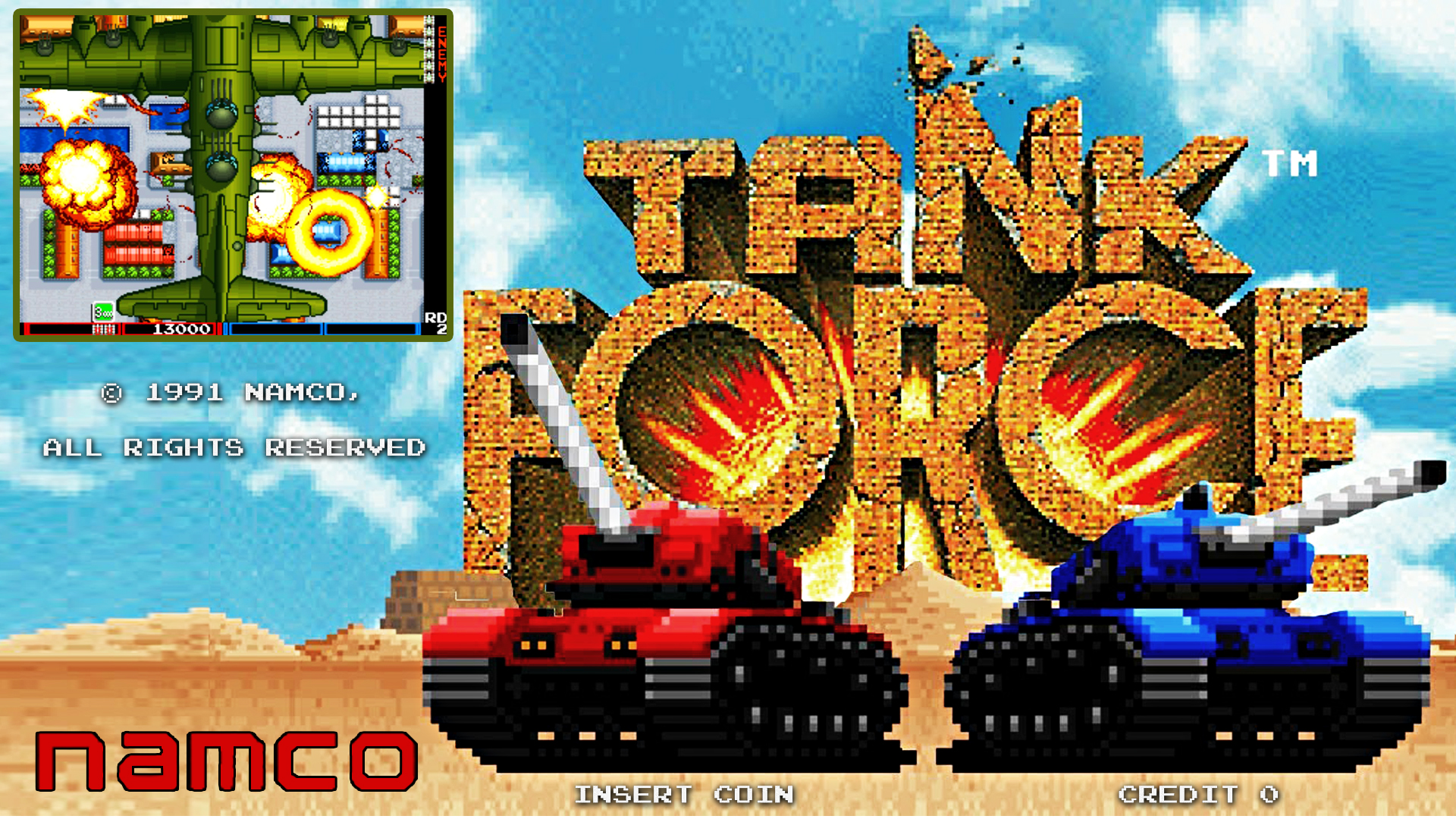 Tank Force (1991) (Аркадные автоматы)