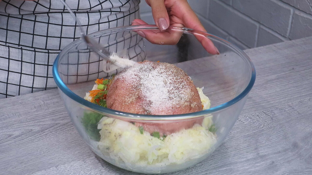Всем привет! Хочу с вами поделиться рецептом вкусной запеканки на ужин. Предлагаю приготовить капустную запеканку с фаршем. Это вкусный и полезный ужин для всей семьи.-6