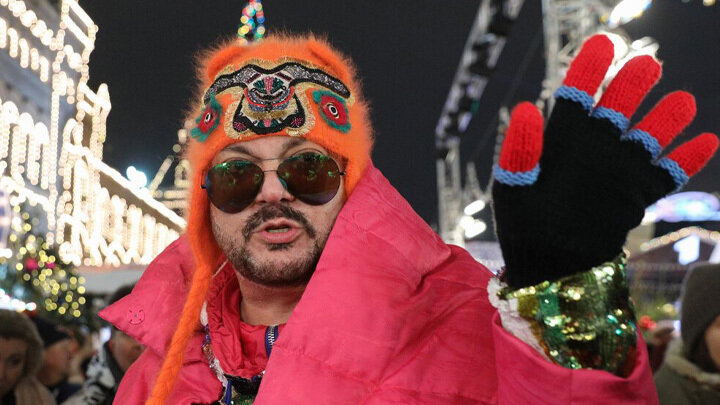 ФИЛИПП КИРКОРОВ НА ОТКРЫТИИ ГУМ-КАТКА. ФОТО: ЗЫКОВ КИРИЛЛ/АГЕНТСТВО "МОСКВА"