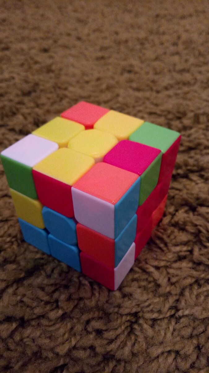 Оранжевая и синяя