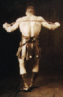 Если сравнивать это упражнение с динамическим, то судя по тем мышцам которые необходимо напрягать, оно будет схоже с «разводкой». Руки составляют между собой угол примерно 90-120°. Главным образом необходимо напрягать грудные мышцы, а руки держать как можно прямее.