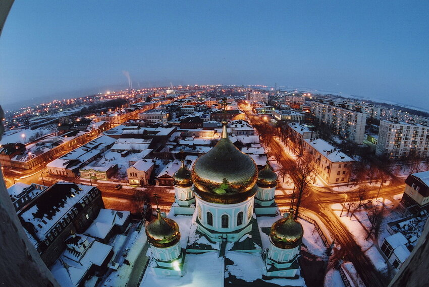 Вот так выглядит цивилизованная часть города))